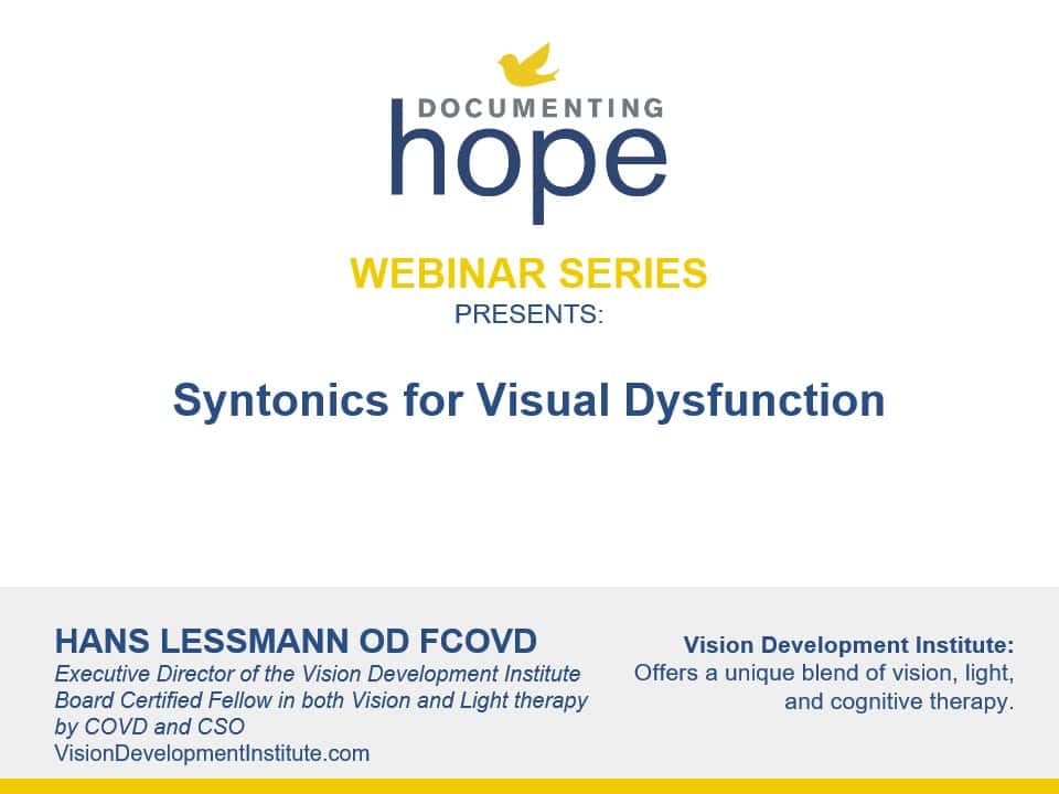 Syntonics for Visual Dysfunction