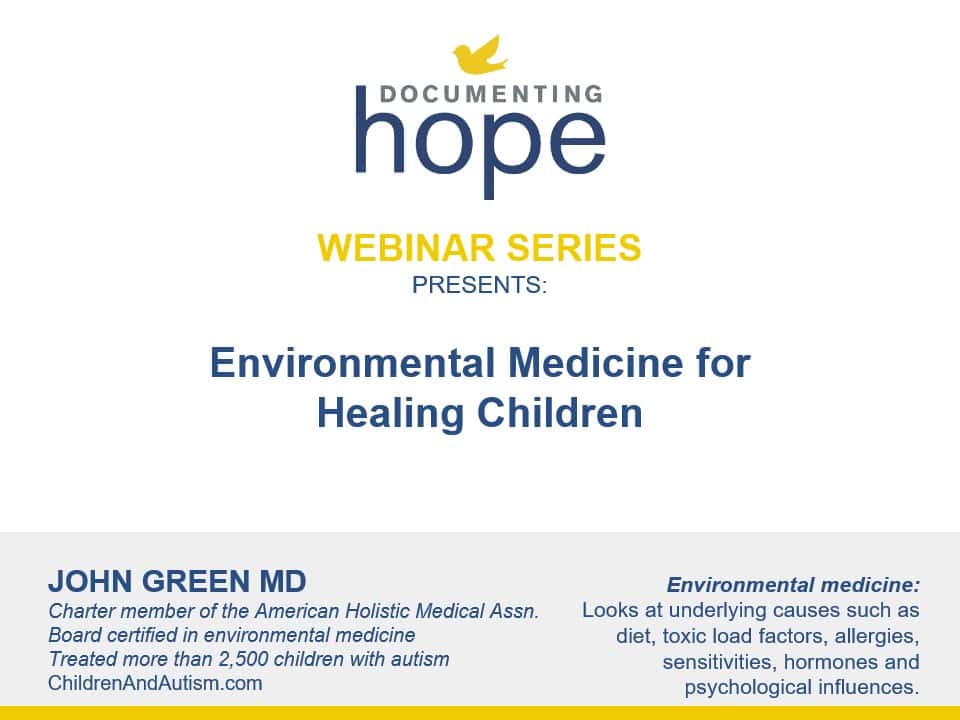 Environmental Medicine for Healing Children