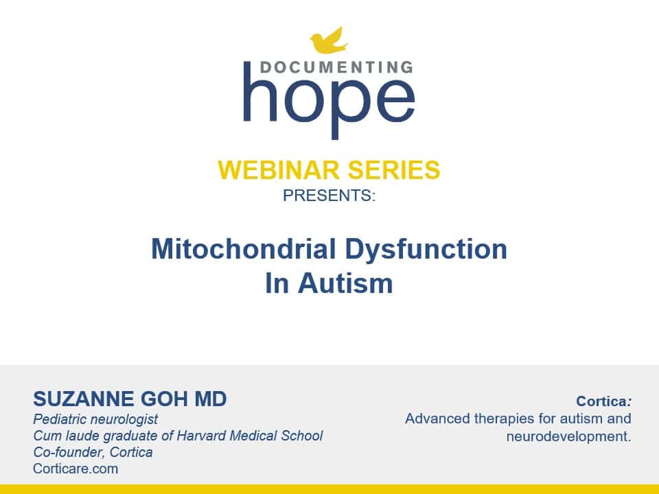 Mitochondrial Dysfunction with Suzanne Goh MD