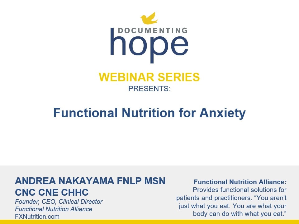 Functional Nutrition for Anxiety with Andrea Nakayama