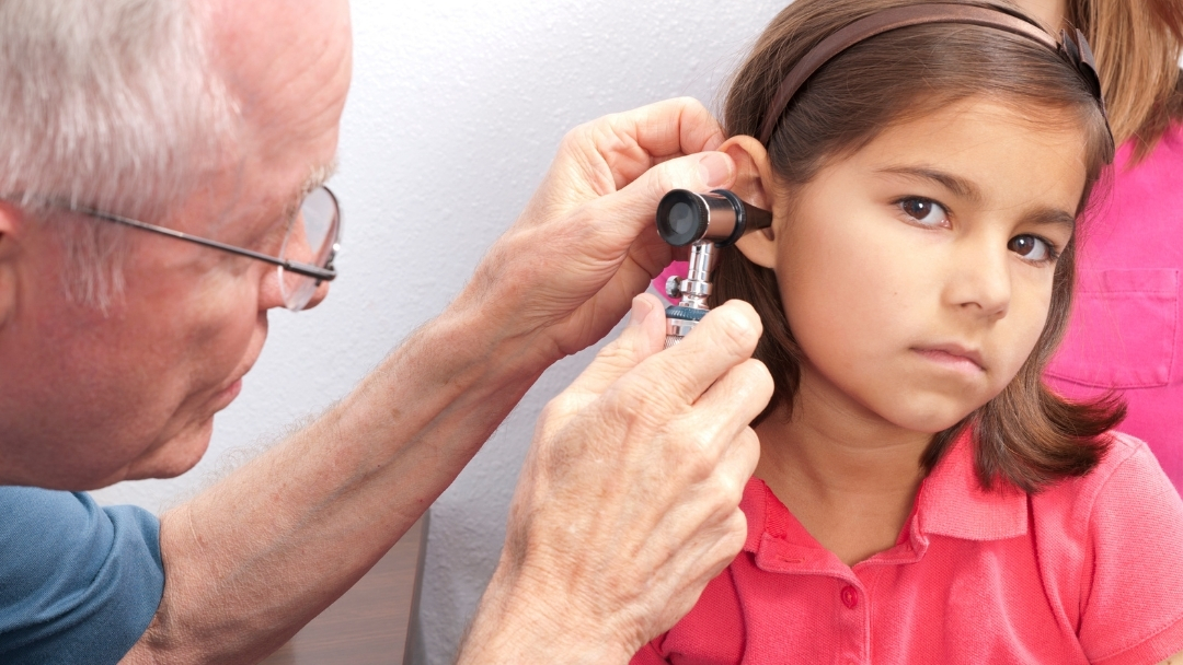 child with ear infection