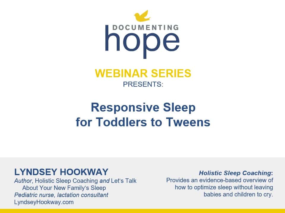 Responsive Sleep for Toddlers to Tweens