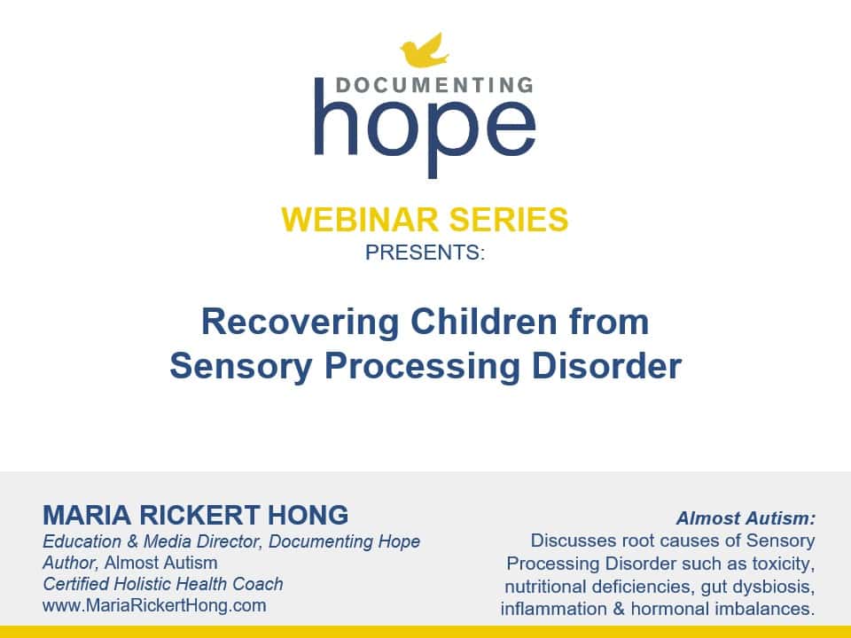 Recovering Children from Sensory Processing Disorder