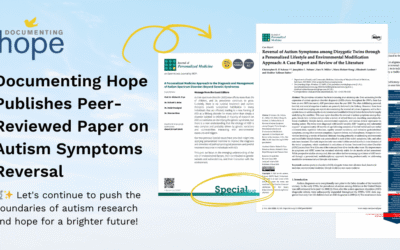 Documenting Hope Publishes Peer-Reviewed Paper on Autism Symptoms Reversal